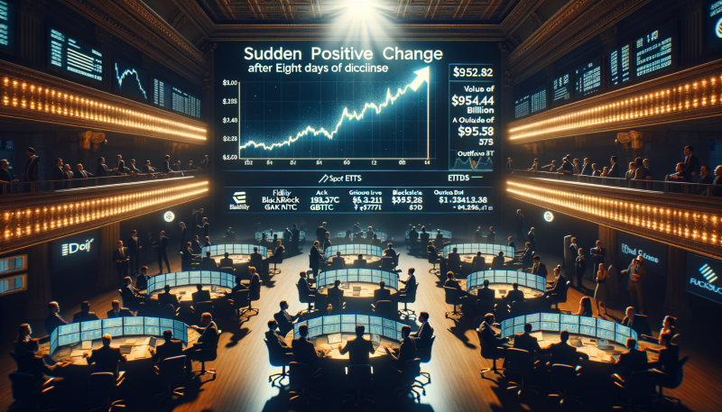 Spot Bitcoin ETFs Witness .34 Million Inflow, Signaling Potential Market Sentiment Shift