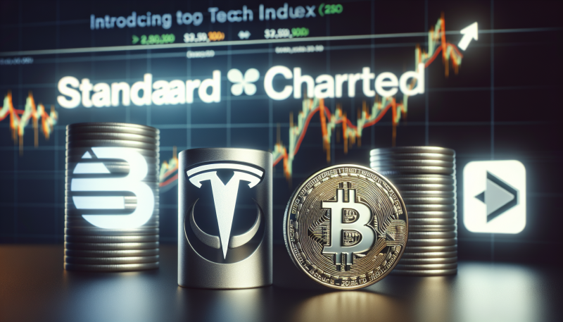 Standard Chartered Introduces Bitcoin to Tech Index, Replacing Tesla and Boosting Returns Standard Chartered Introduces Bitcoin to Tech Index, Replacing Tesla and Boosting Returns