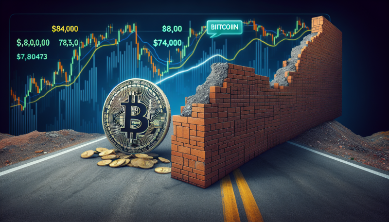 Bitcoin Faces Resistance at ,000 Amid Potential Drop to ,000