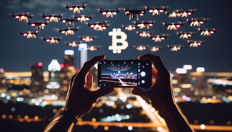 Gemini Sets Guinness World Record with 1,000 Drones Displaying Bitcoin in Austin