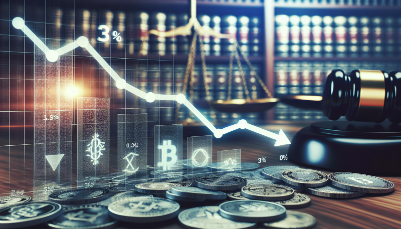 Cryptocurrency Market Sees 3% Dip as Bitcoin Struggles Amid Regulatory Concerns