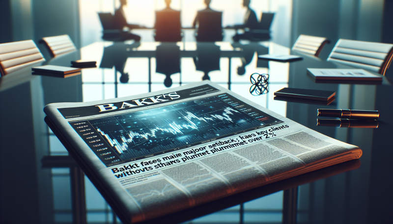 Bakkt Faces Major Setback as Key Clients Withdraw, Shares Plummet Over 27%