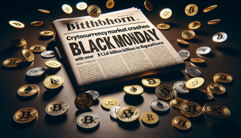 Cryptocurrency Market Crashes on “Black Monday” with Over .36 Billion in Liquidations