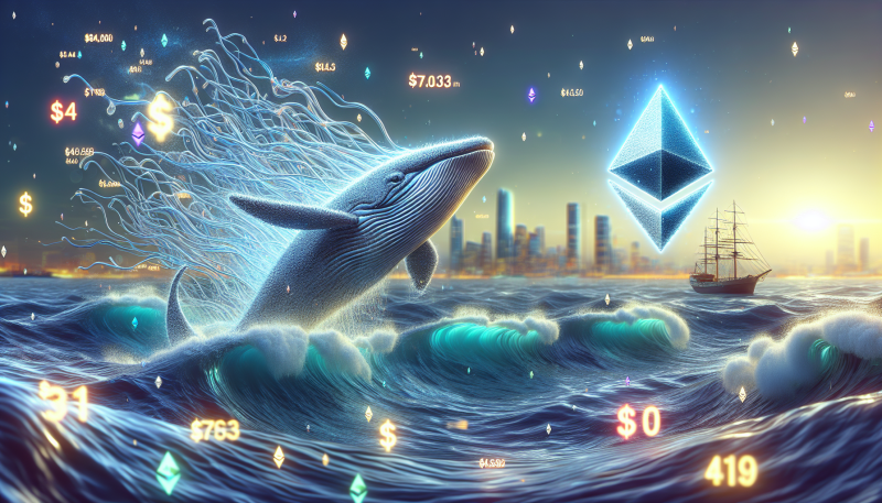 Hyperliquid Whale Takes .3 Million Bet on Ethereum Despite Market Volatility
