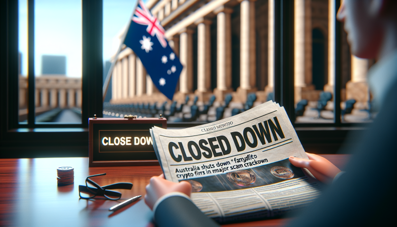 Australia Shuts Down 95 Fraudulent Crypto Firms in Major Scam Crackdown