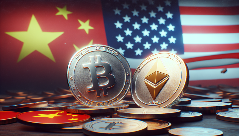 Bitcoin and Ether Decline Amid Escalating US-China Trade Tensions