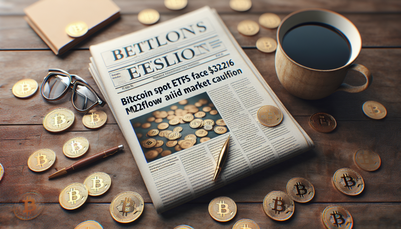 Bitcoin Spot ETFs Face 6 Million Outflow Amid Market Caution