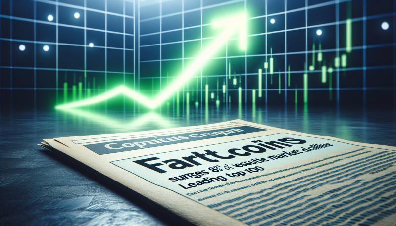 Fartcoin Surges 8% Despite Market Decline, Leading the Top 100 in Growth