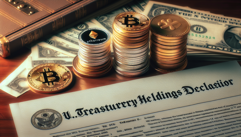U.S. Treasury to Disclose Cryptocurrency Holdings, Signaling Major Shift in National Policy