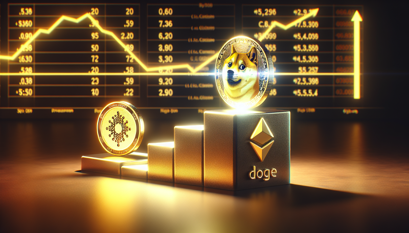 Dogecoin Surges 17.7%, Overtakes Cardano in Cryptocurrency Rankings