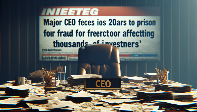 Former Celsius CEO Alex Mashinsky Faces 20 Years in Prison for Fraud Affecting Thousands of Investors