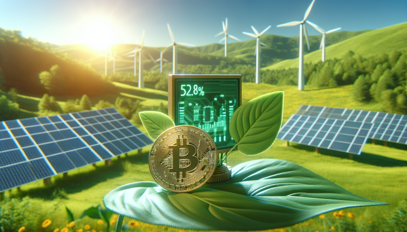 Bitcoin Mining Sees Shift to 52.4% Sustainable Energy, Boosting Environmental Prospects