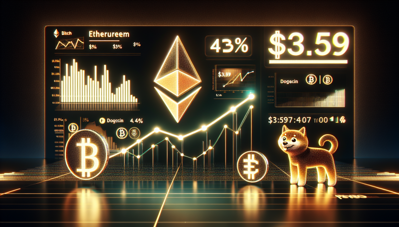 Cryptocurrency Market Sees 4% Surge to .39 Trillion, Led by Ethereum and Dogecoin