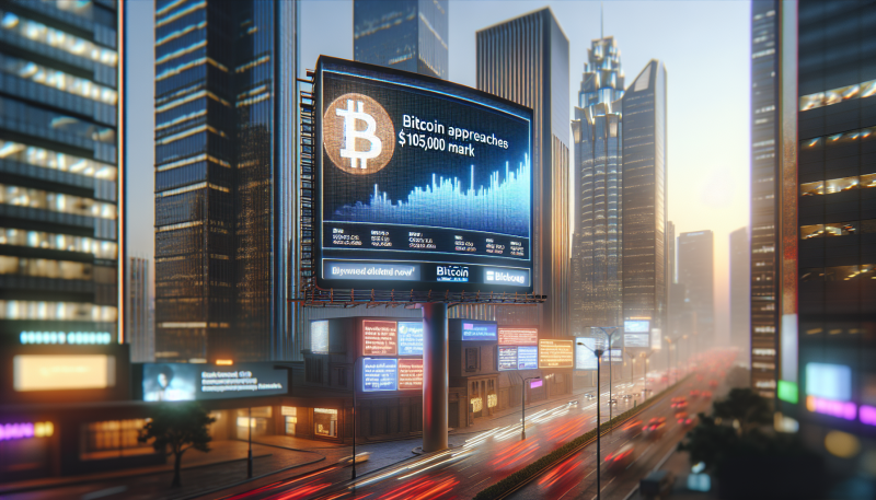 Bitcoin Approaches 5,000 Mark Amid Positive Market Sentiment and Geopolitical Developments