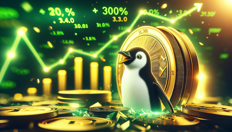PENGU Meme Coin Surges 30% Amid Market Resurgence and Investor Optimism