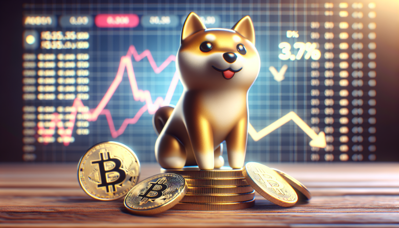 Dogecoin Faces 3% Decline as Bull Flag Pattern Sparks Market Speculation