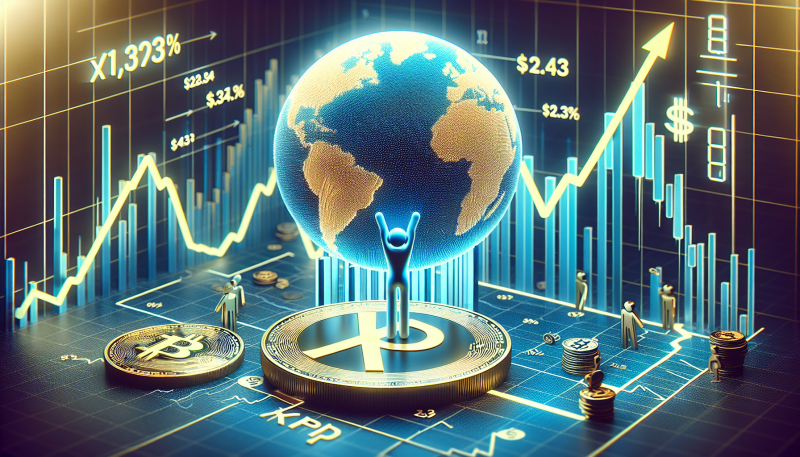 XRP Surges 3% to .43 Following Bitcoin’s All-Time High, Indicating Positive Market Sentiment