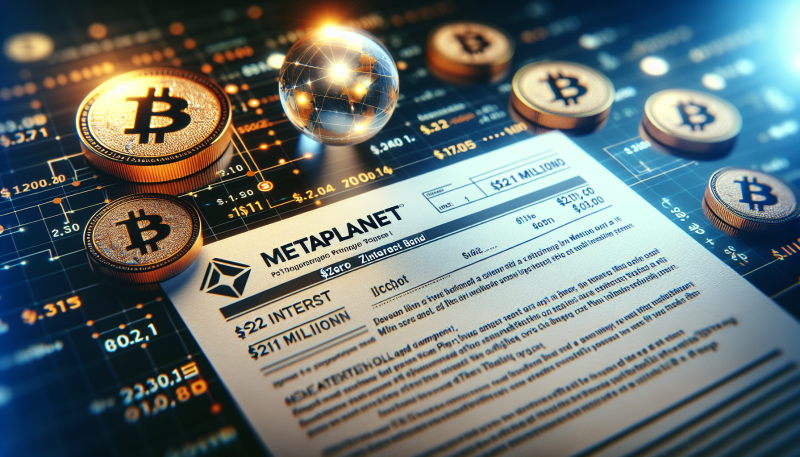 Metaplanet Issues  Million in Zero-Interest Bonds to Fund Bitcoin Purchases