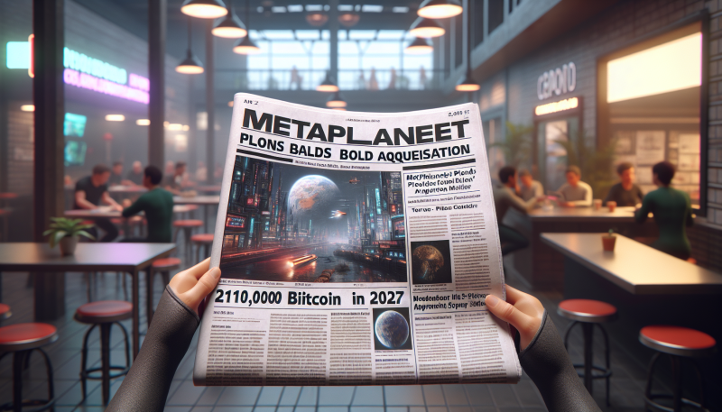 Metaplanet Plans Bold Acquisition of 210,000 Bitcoin by 2027, Aiming for 1% of Total Supply