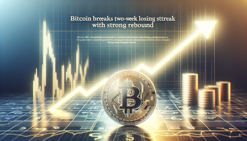 Bitcoin Breaks Two-Week Losing Streak with Strong Rebound