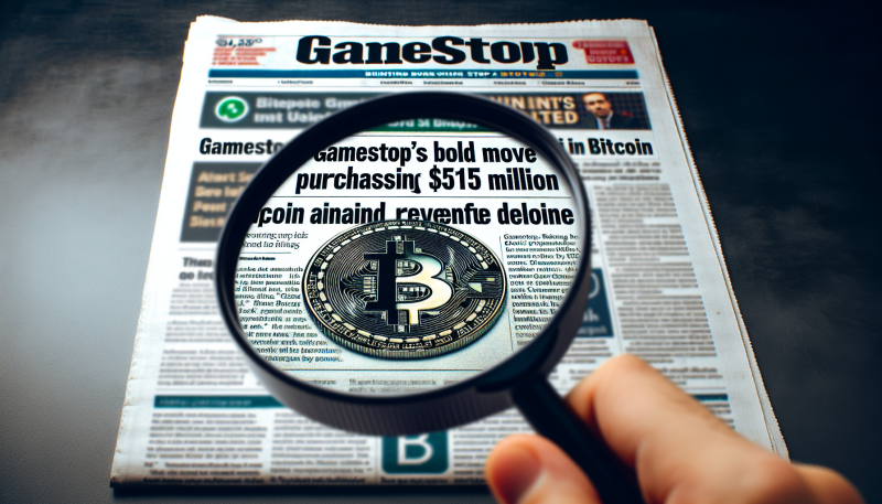 GameStop’s Bold Move: Purchasing 5 Million in Bitcoin Amid Revenue Decline