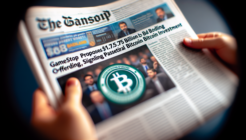 GameStop Proposes .75 Billion Bond Offering, Signaling Potential Bitcoin Investment