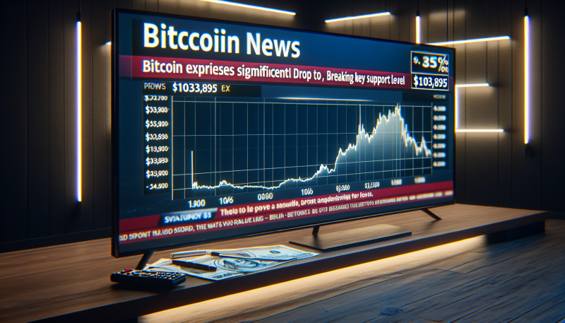 Bitcoin Experiences Significant Drop to 3,895, Breaking Key Support Level