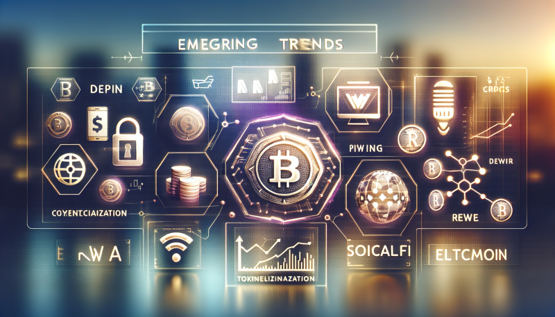 Emerging Trends in Cryptocurrency: The Rise of DePIN, RWA Tokenization, and SocialFi Platforms