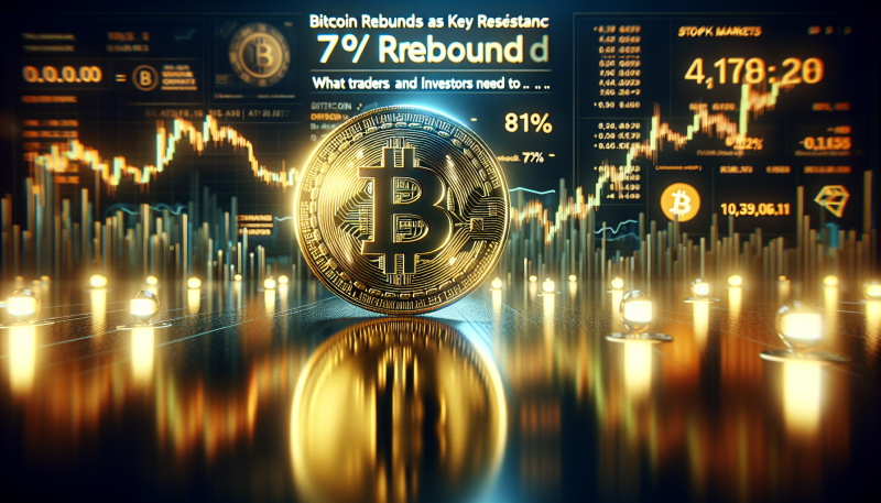 Bitcoin Rebounds 7% as Key Resistance Level Approaches: What Traders and Investors Need to Know