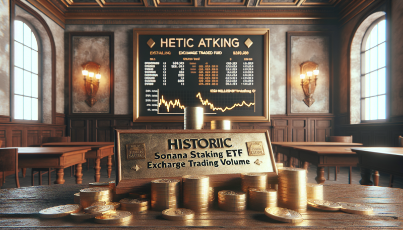 Historic Solana Staking ETF Launch Generates  Million in First-Day Trading Volume