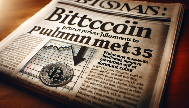 Bitcoin Price Plummets to 8,035 Following Massive Movement of Dormant Coins Bitcoin Price Plummets to 8,035 Following Massive Movement of Dormant Coins