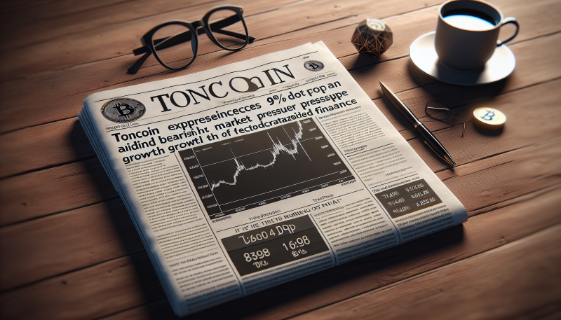 Toncoin Experiences 9% Drop Amid Bearish Market Pressure Despite Growth in Decentralized Finance Toncoin Experiences 9% Drop Amid Bearish Market Pressure Despite Growth in Decentralized Finance