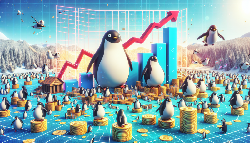 Pudgy Penguins Price Surges 33% Amid Increased Whale Accumulation and Institutional Interest
