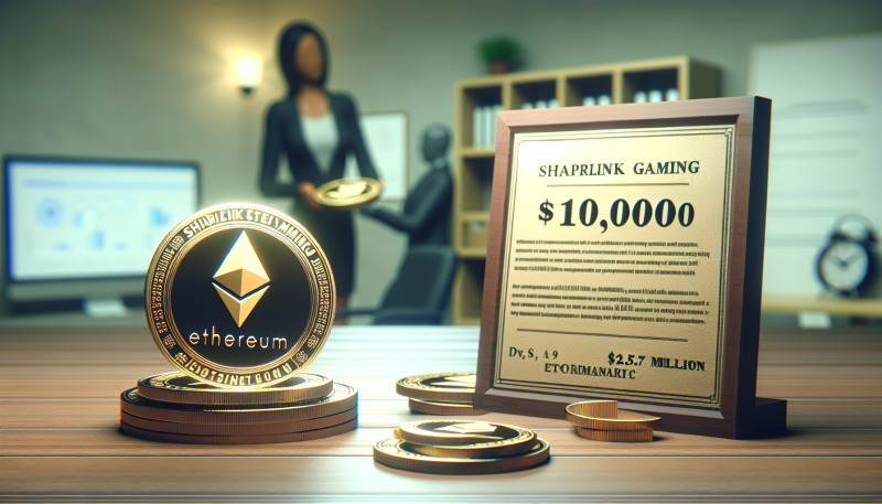 Sharplink Gaming Acquires 10,000 ETH for .7 Million, Signaling Institutional Adoption of Ethereum