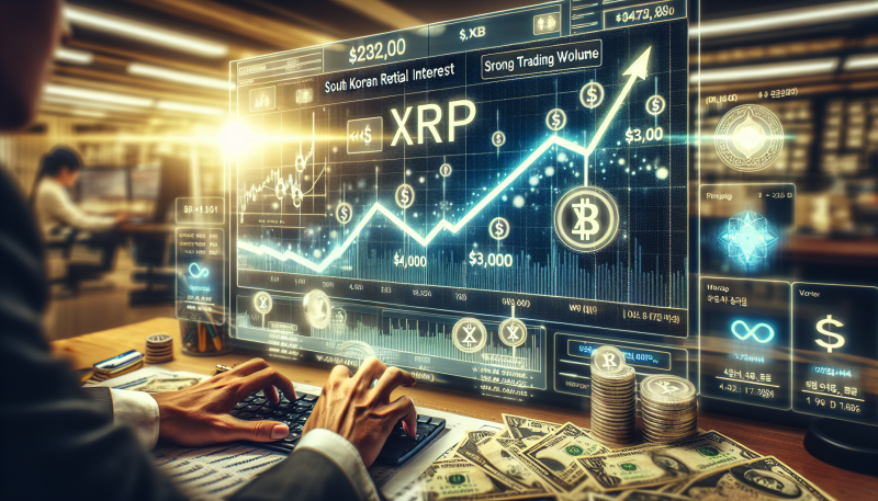 XRP Surges Past  Driven by South Korean Retail Interest and Strong Trading Volume