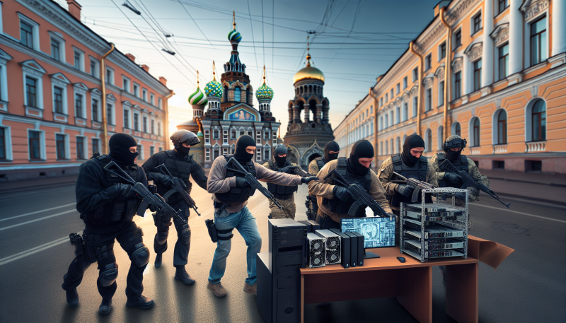 Russian Police Shut Down Illegal Crypto Mining Operation in St. Petersburg Amid New Scams