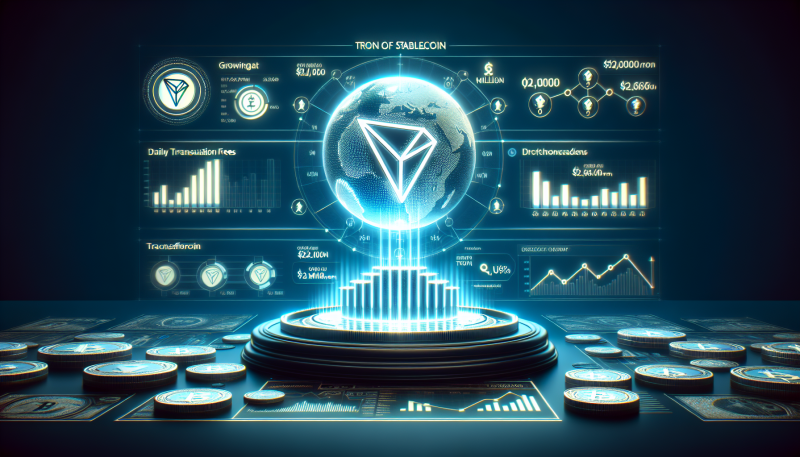 TRON Emerges as a Major Player in Cryptocurrency with  Million Daily Transaction Fees and Dominance in Stablecoins