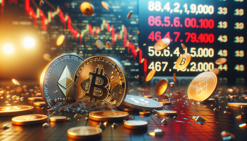 Cryptocurrency Market Sees 4.6% Decline as Bitcoin and Ethereum Face Downturn