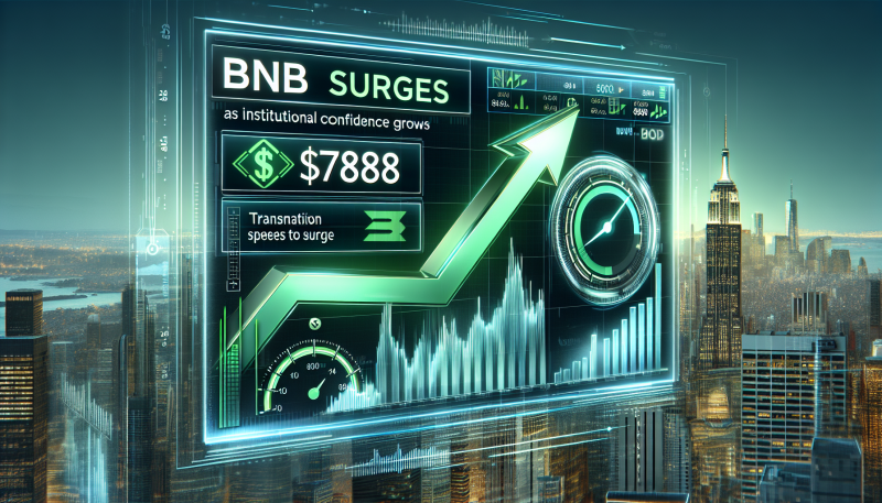 BNB Surges Past 8 as Institutional Confidence Grows and Transaction Speeds Set to Surge