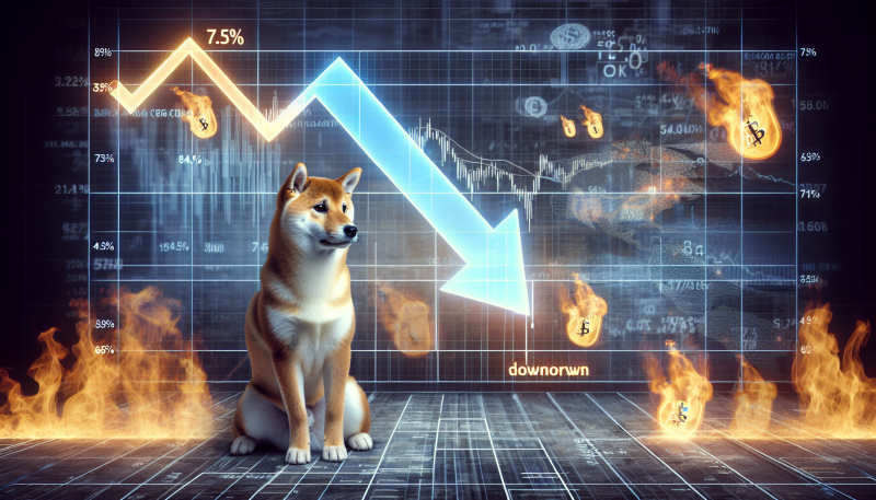 Shiba Inu (SHIB) Price Drops 7.5% in a Day Amidst Volatile Burn Rate and Market Instability
