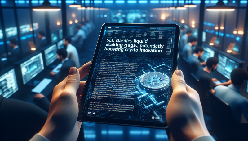 SEC Clarifies Liquid Staking Regulations, Potentially Boosting Crypto Innovation
