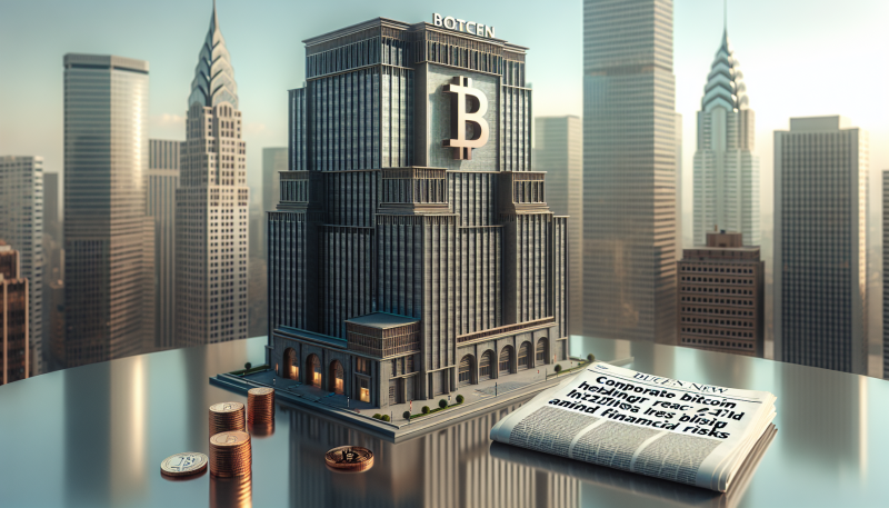 Corporate Bitcoin Holdings Reach 5 Billion Amid Growing Financial Risks