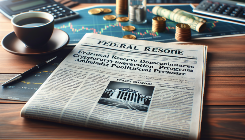 Federal Reserve Discontinues Cryptocurrency Supervision Program Amidst Political Pressure Federal Reserve Discontinues Cryptocurrency Supervision Program Amidst Political Pressure