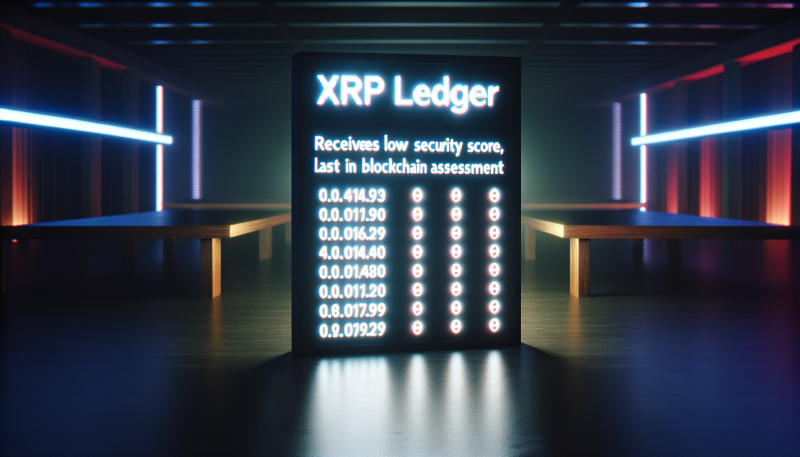 XRP Ledger Receives Low Security Score, Ranking Last in Blockchain Assessment XRP Ledger Receives Low Security Score, Ranking Last in Blockchain Assessment