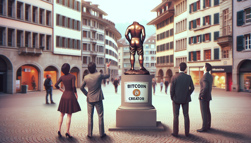 Bronze Statue of Bitcoin Creator Stolen in Switzerland, Sparking Concerns for Cryptocurrency Culture