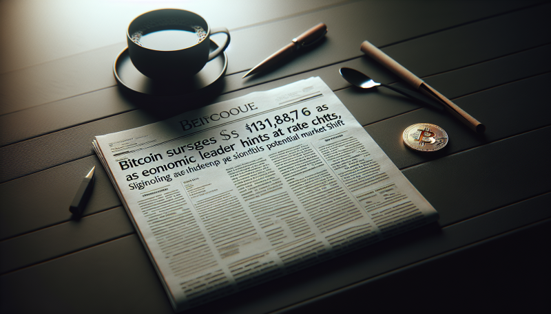 Bitcoin Surges to 6,859 as Fed Chair Hints at Rate Cuts, Signaling Potential Market Shift