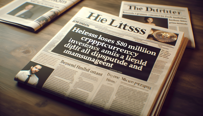 Heiress Loses Million in Cryptocurrency Investments Amid Legal Dispute and Allegations of Mismanagement Heiress Loses Million in Cryptocurrency Investments Amid Legal Dispute and Allegations of Mismanagement
