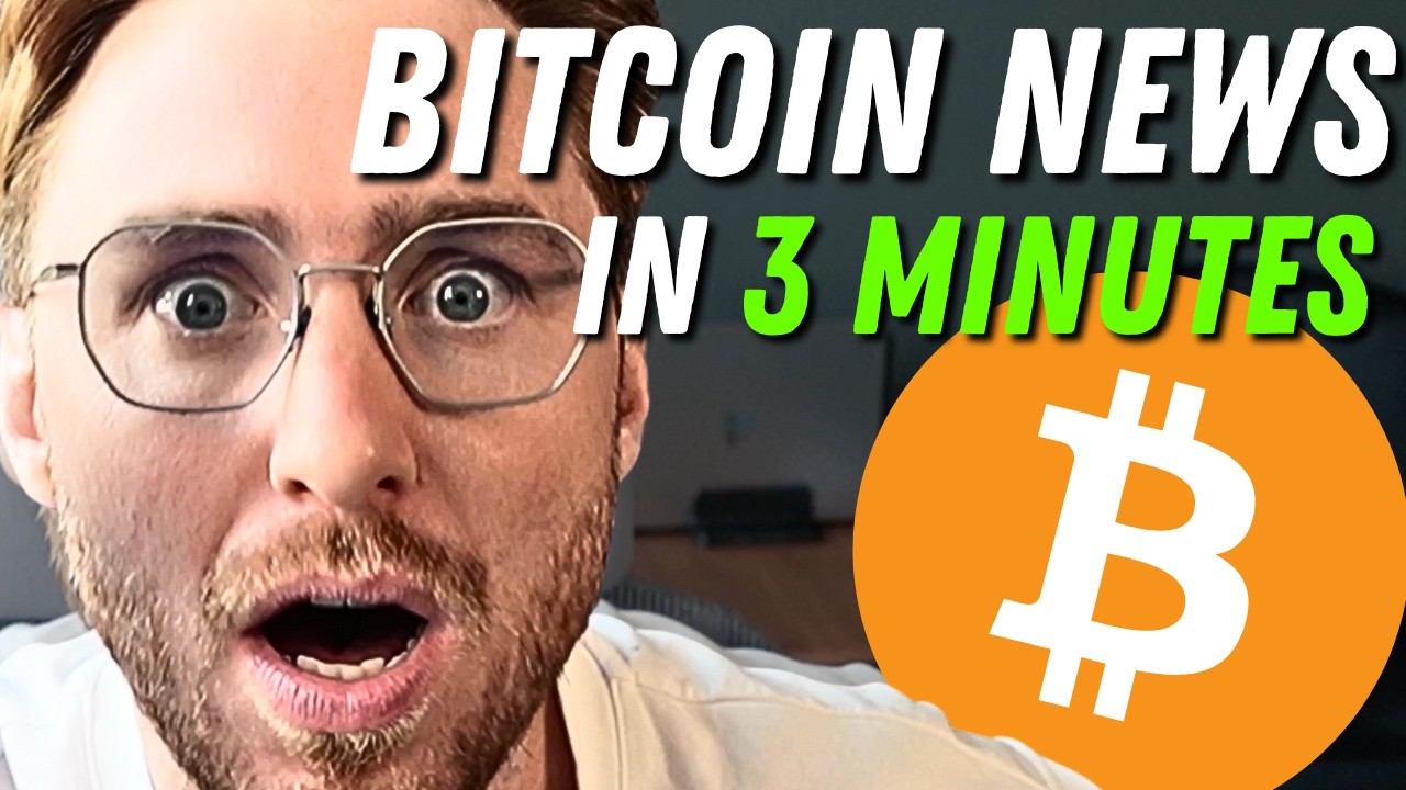 Crypto News Today (in under 3 mins) – BITCOIN, ETHEREUM and Alt Coins