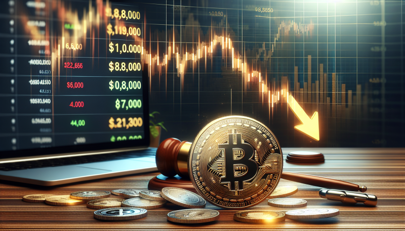 Cryptocurrency Market Sees Significant Decline as Bitcoin Drops Below 8,000
