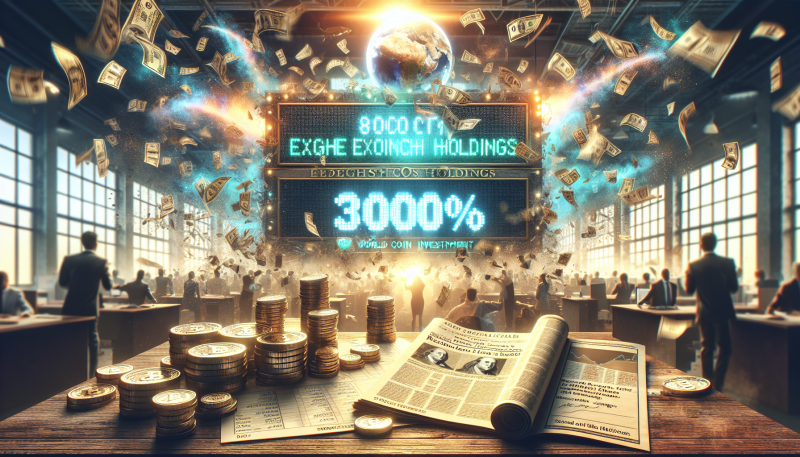 Eightco Holdings Shares Surge 3,000% After Announcing Worldcoin Investment and Rebranding Plans